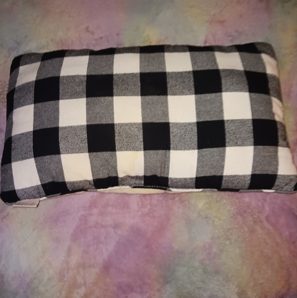 HELLO FALL BUFFALO CHECK BLACK & WHITE FARMHOUSE STRATFORD HOME THROW PILLOW - Picture 7 of 10